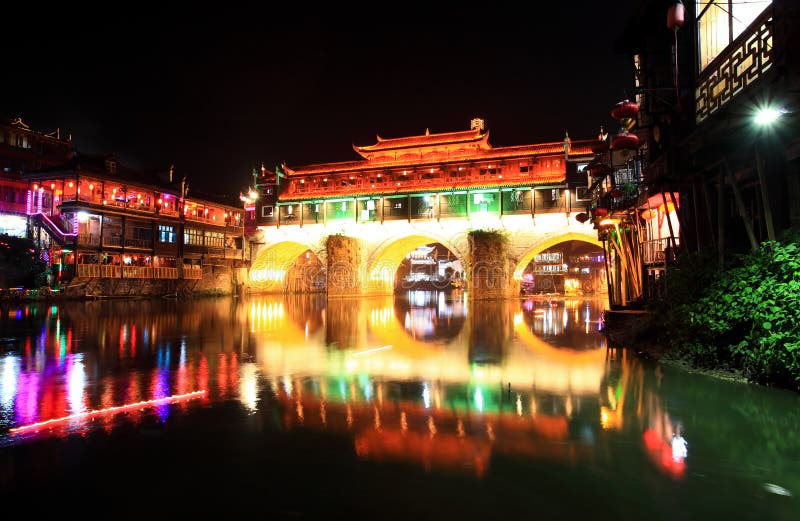 Phoenix town stock image. Image of phoenix, china, asia 9504359