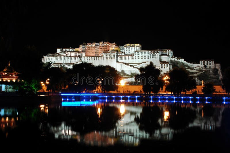 Night scenes of the Potala palace