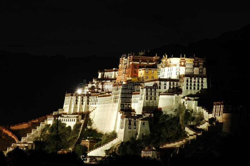 Night scenes of the Potala palace