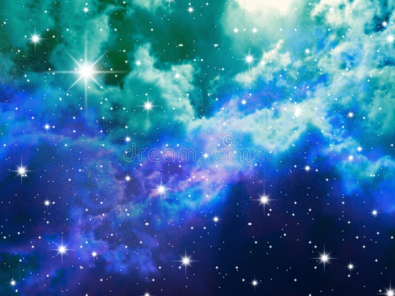 Night sky vector illustration Night sky vector illustration