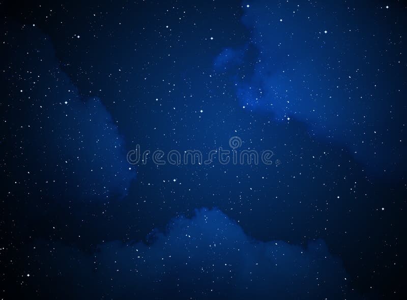 Abstract star night sky stock illustration. Illustration of bright ...