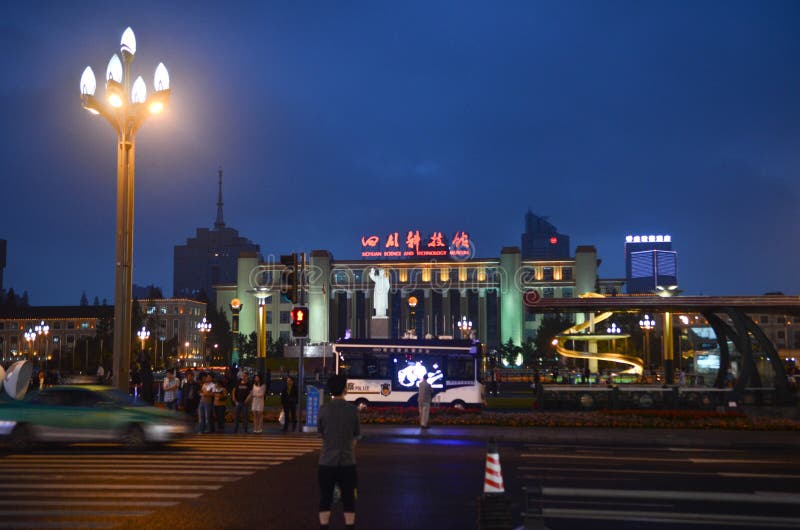 Shanghai Hongqiao Airport stock image. Image of lighting - 16043917