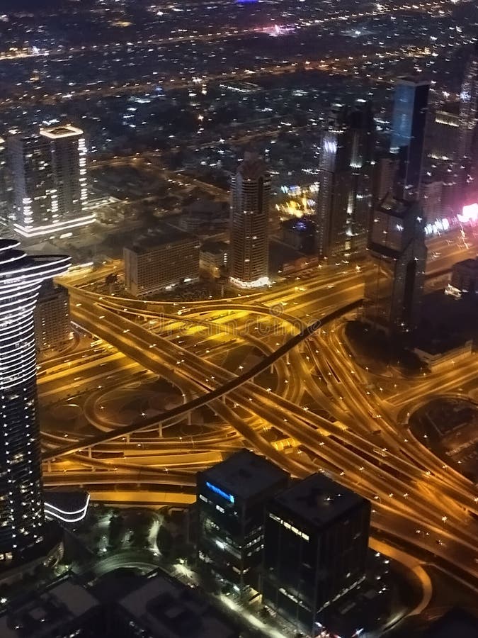 Night view dubai stock photo. Image of screenshot, horizon 261948302