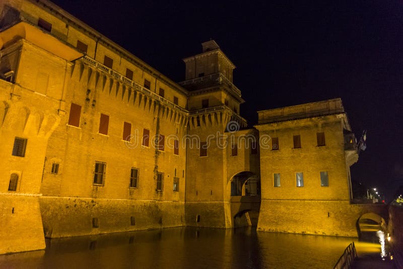 The Estense castle in Ferrara