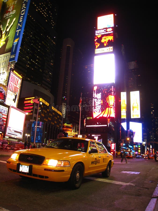 Night view of Times Square