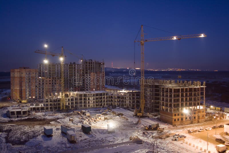 Night work stock photos