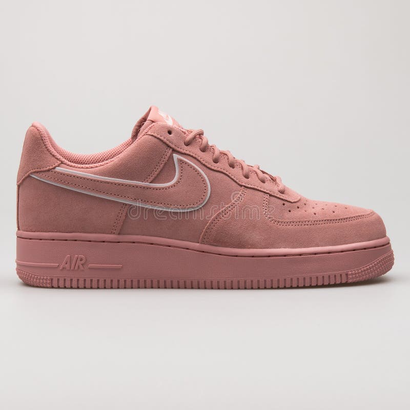 suede pink air force 1