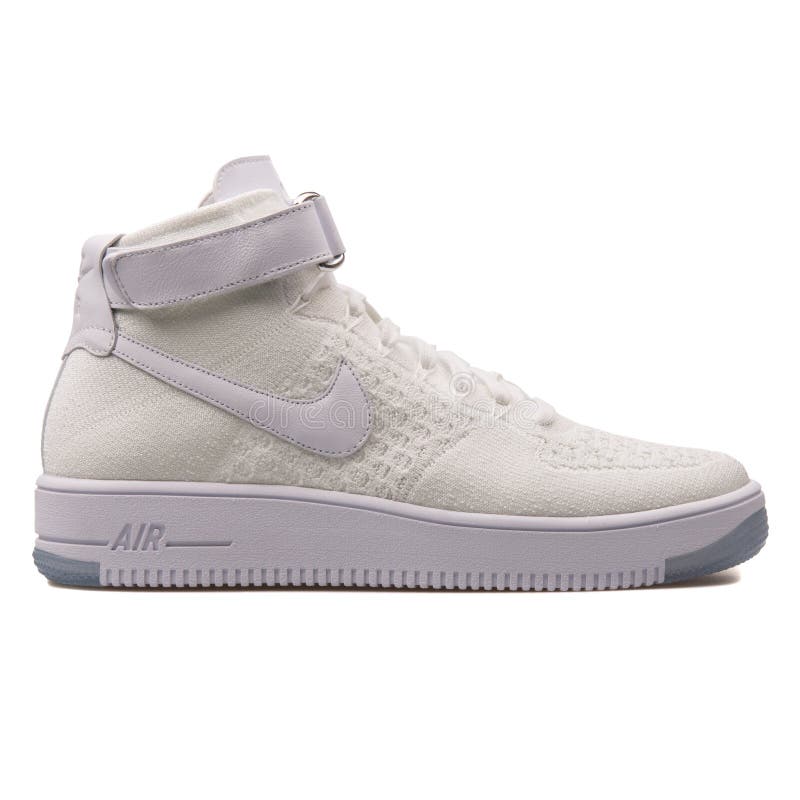 nike air force 1 flyknit mid white