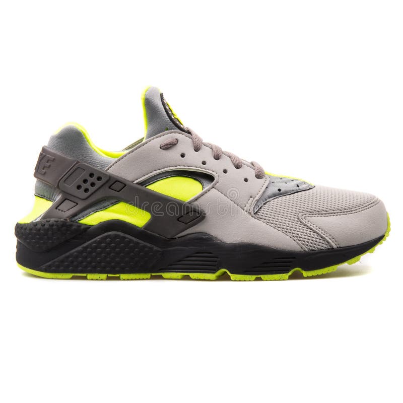 nike air huarache grey volt