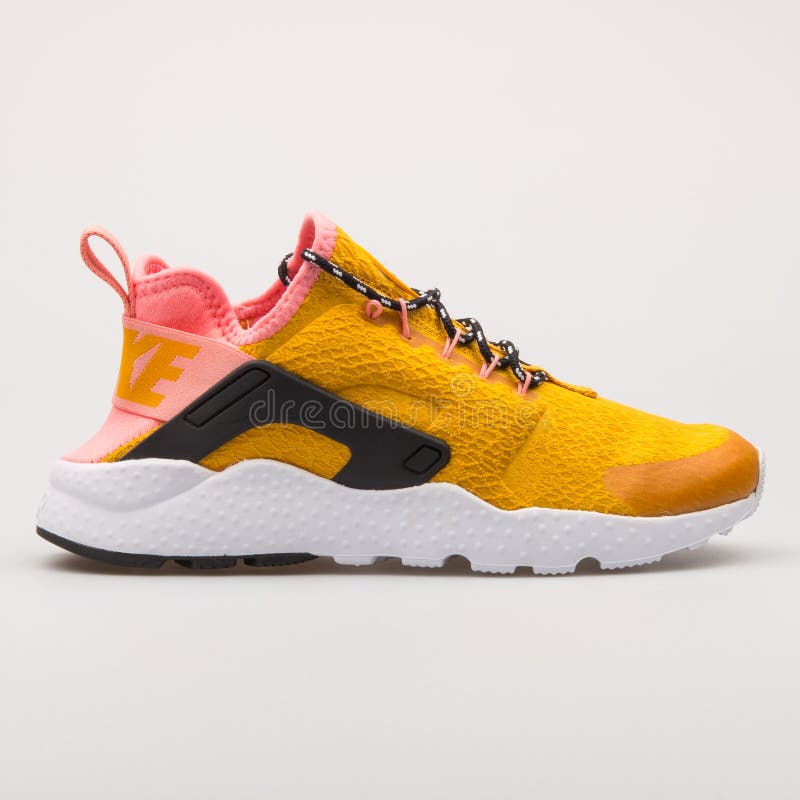 yellow and pink huaraches