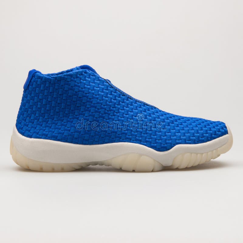 jordan future blue and white