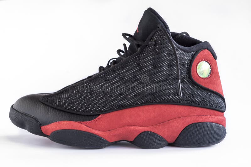 NIke Air Jordan rare 13 rétro photo libre de droits NIke Air Jordan rare 13 rétro photo libre de droits