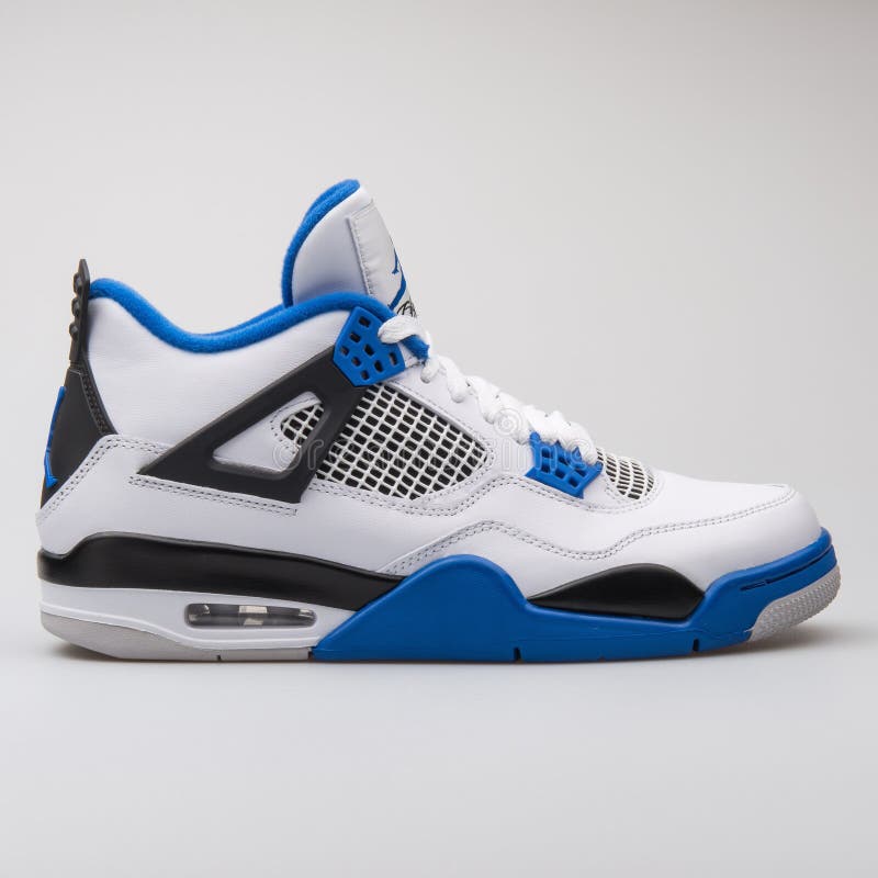 Nike Air Jordan 4 Retro White, Blue and 