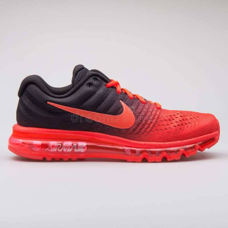 nike air max 2017 black red