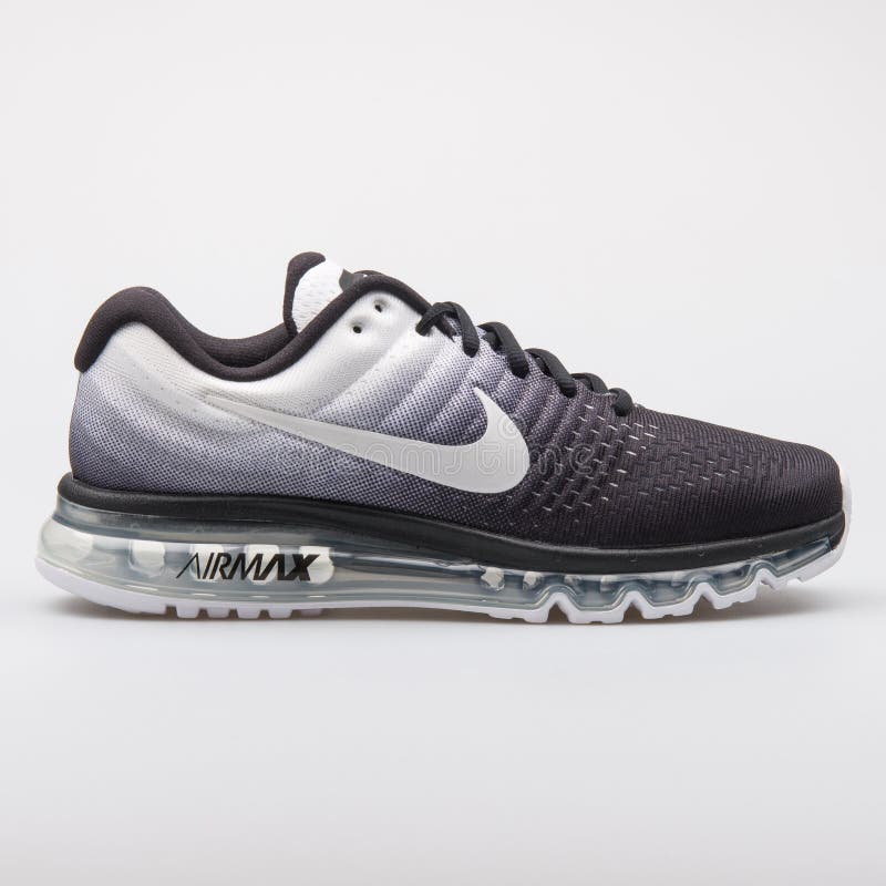 Nike Air Max 2017 Black and White Photography Image of background, colour:
