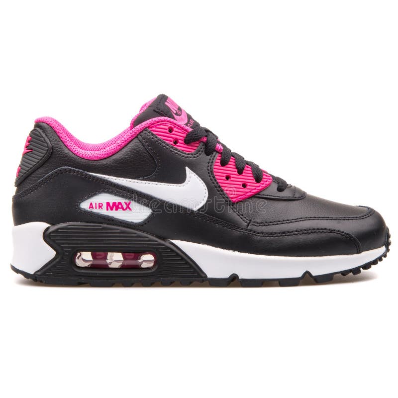 black white pink air max