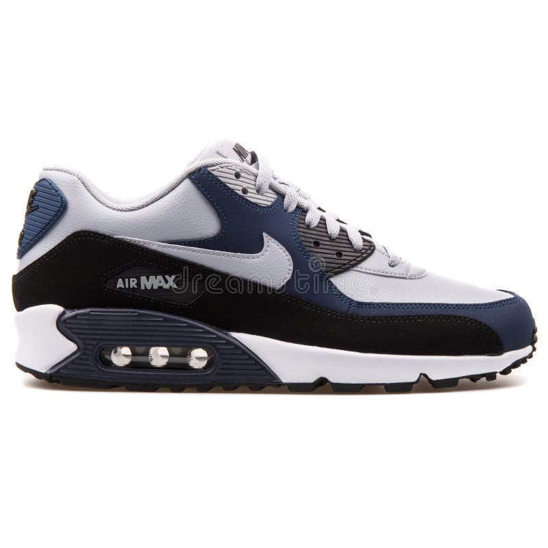 Nike Air Max 90 Leather Grey, Black and 