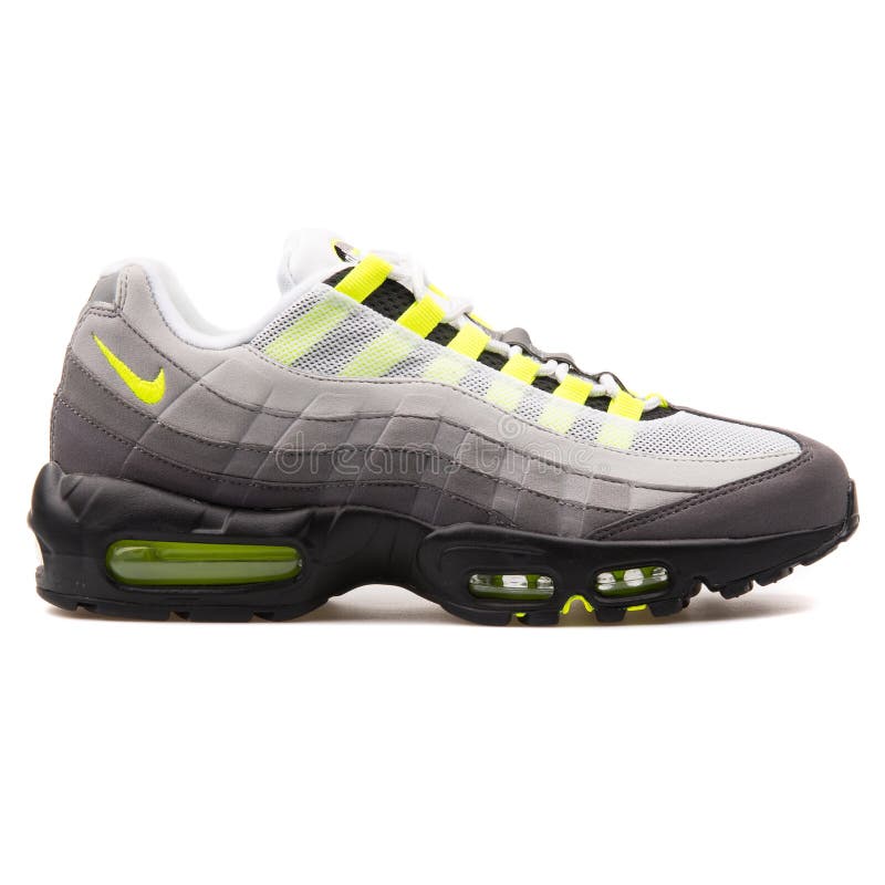 air max 95 white yellow grey