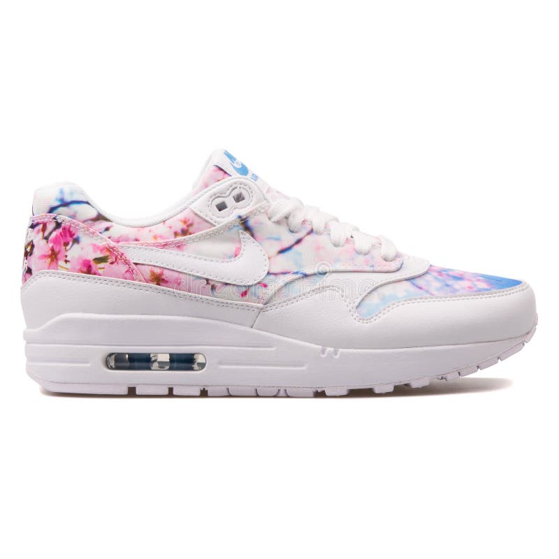 Nike Air Max 1 Print Cherry Blossom Sneaker Editorial Stock Image ...