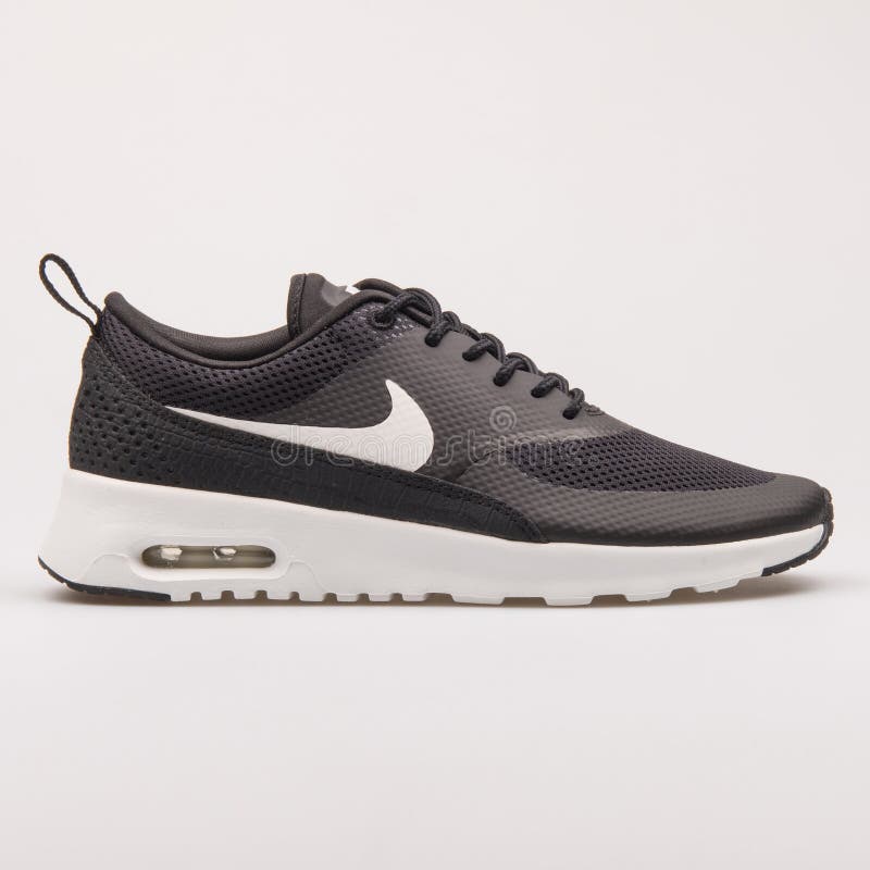 Nike Air Max Thea Black And White Sneaker Editorial Photography - Image of  accessories, side: 147522277