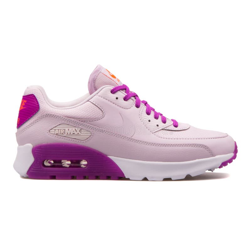 Nike Air Max 90 Ultra Essential Lilac And Violet Sneaker Editorial Stock Image Image Of Isolated Background