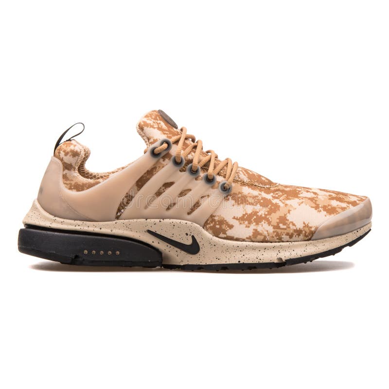 Nike Air Presto GPX Golden Beige and Black Sneaker Photography - of product, fitness: 147747537