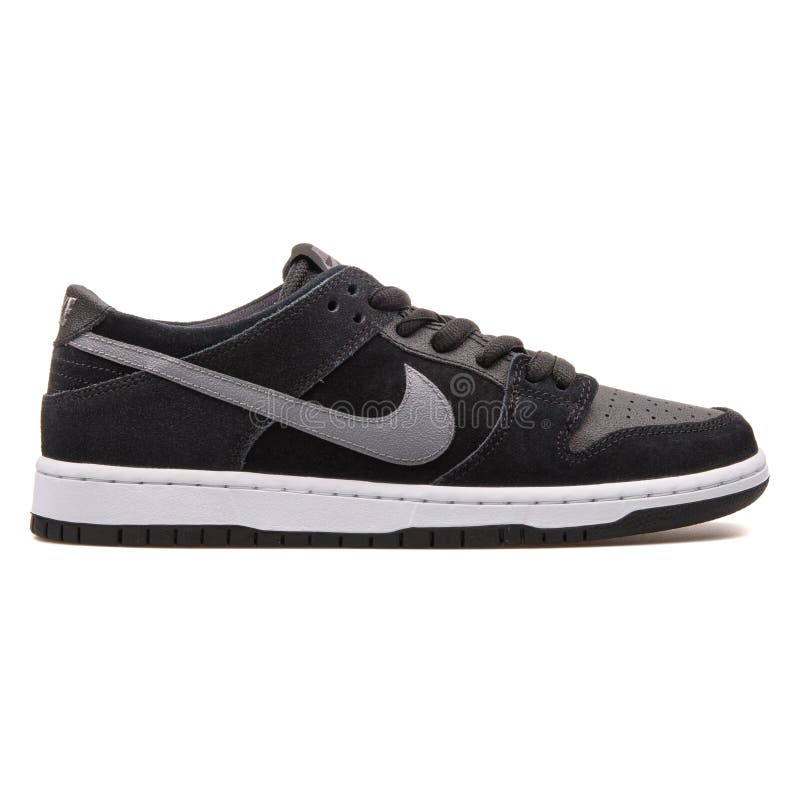 alabanza Electrizar Humildad Nike Dunk Low Pro IW Black and White Sneaker Editorial Photo - Image of  background, shoes: 147520756