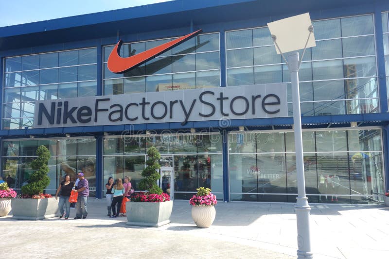 Nike Factory Store editorial stock photo. Image of 44741518