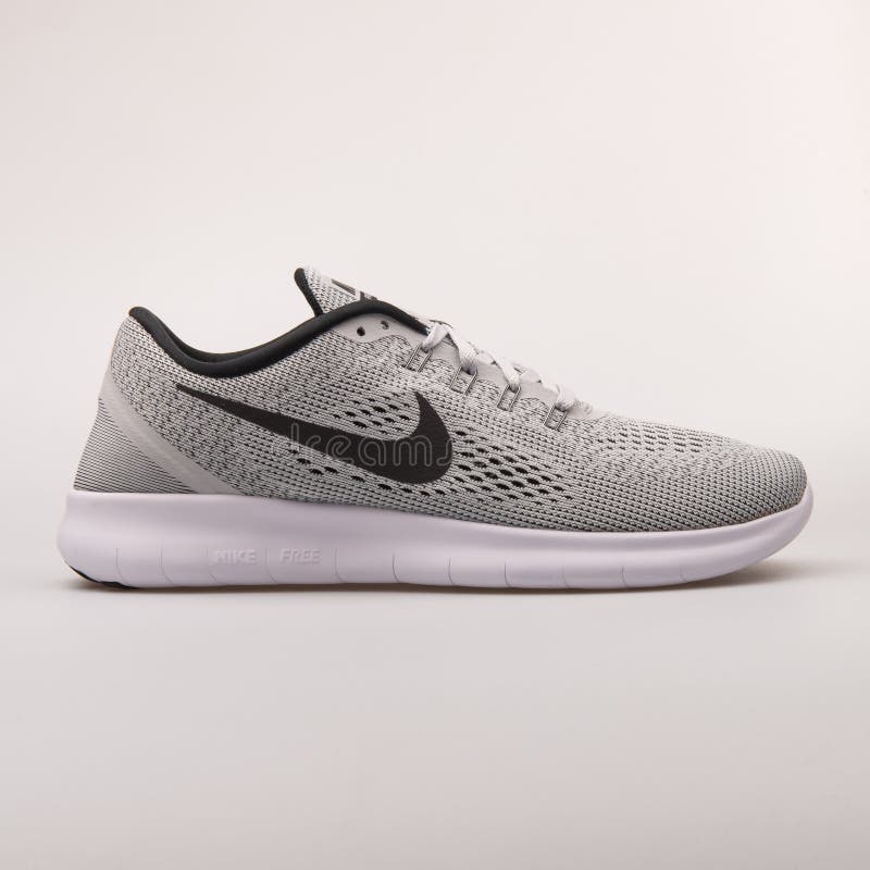 Nike Free RN grey sneaker editorial image. Image of activity - 147521940