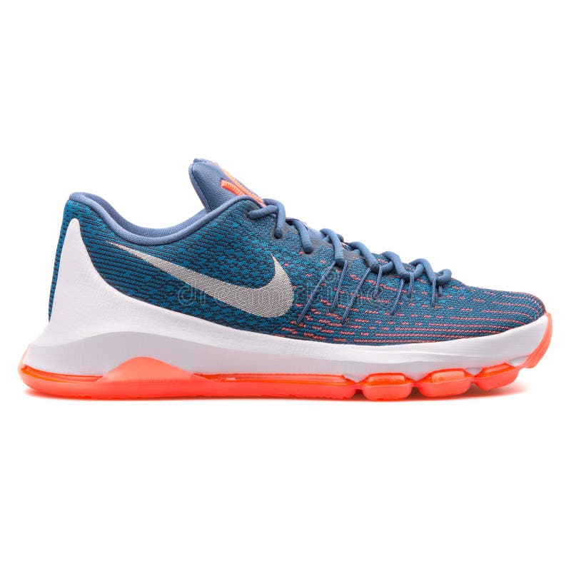 Nike KD 8 Blue, White and Sneaker Editorial Photography - Image of isolated, 149297457