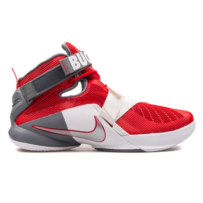 lebron soldier 9 red and white