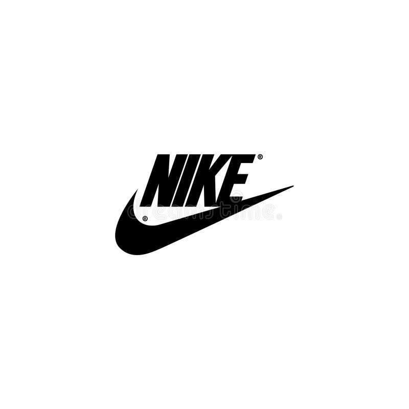 Competidores financiero Academia Nike Logo Editorial Ilustrativo Sobre Fondo Blanco Foto editorial -  Ilustración de vector, iconos: 208329601