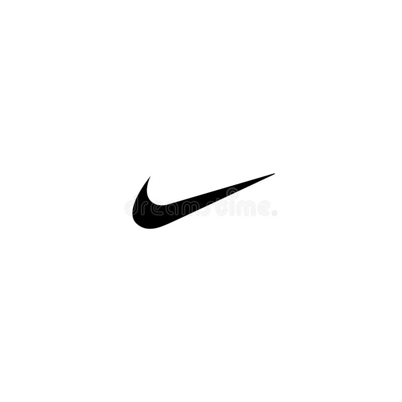 Nike Logo Ilustrativo Sobre Fondo Blanco Fotografía editorial - de social, medio: 208329602