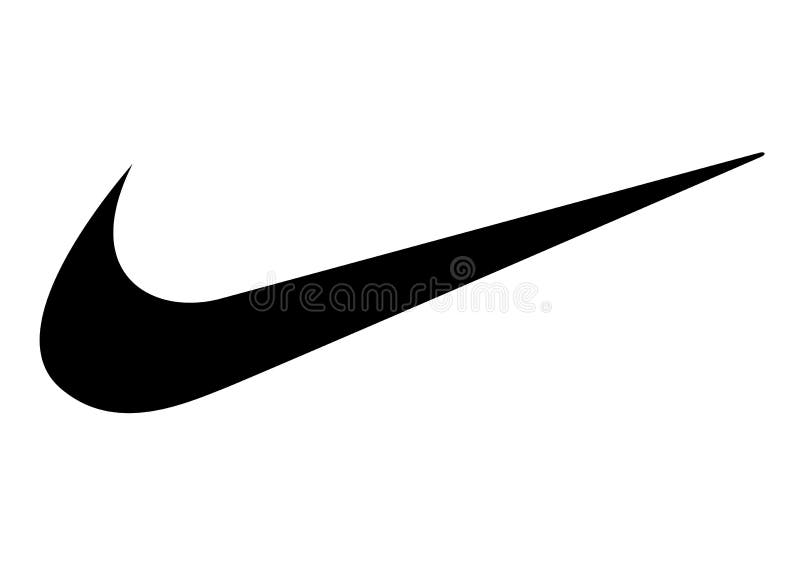 Nike logo editorial stock image. Illustration of white - 151620804