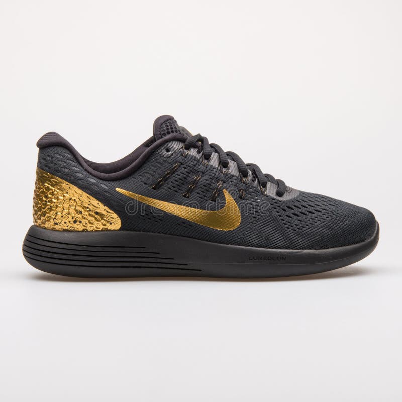 Nike Black and Gold Sneaker Editorial Stock Photo - Image kicks, fitness: 146934238