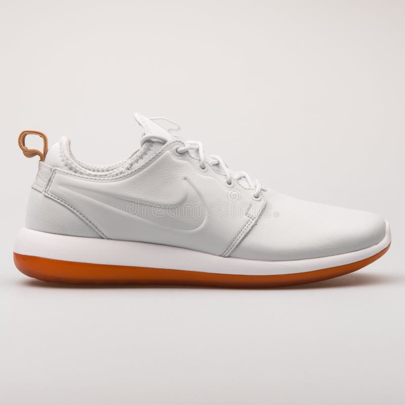 Nike Two Leather Premium Off White Sneaker Editorial Stock Photo - Image mens, 146330438