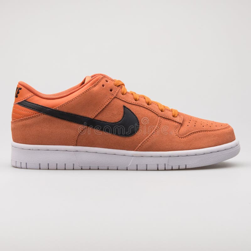 orange and black dunk