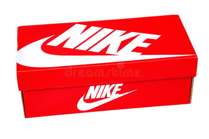 معطر للفم Nike shoes box isolated editorial stock image. Image of ... معطر للفم