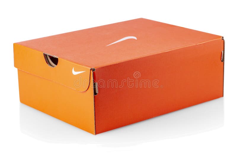 nike orange box