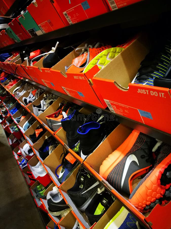 Nike Outlet Store Shop Photo - Image of footwear, 100563271