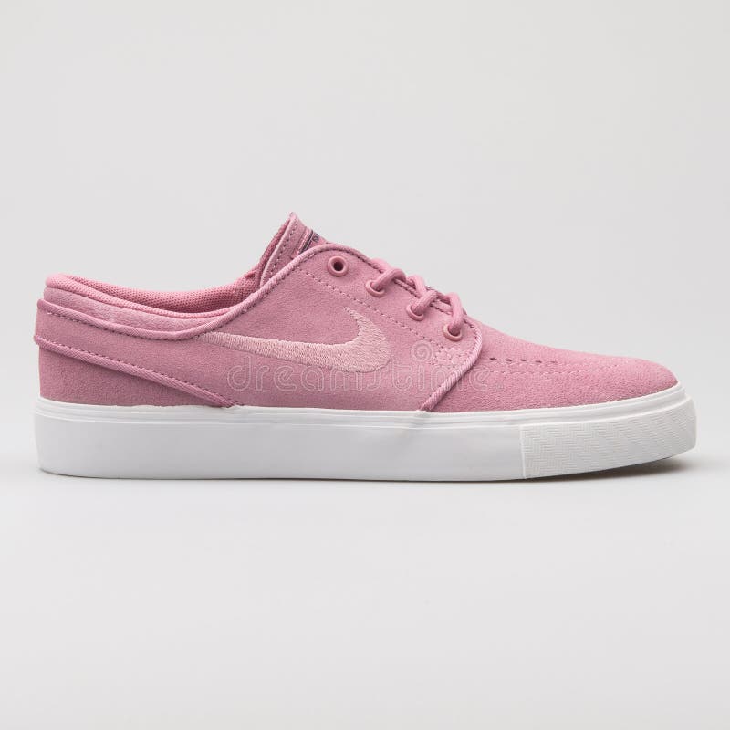 Bliksem knal Persona Nike Stefan Janoski Suede Pink and White Sneaker Editorial Photo - Image of  equipment, shoe: 179836956