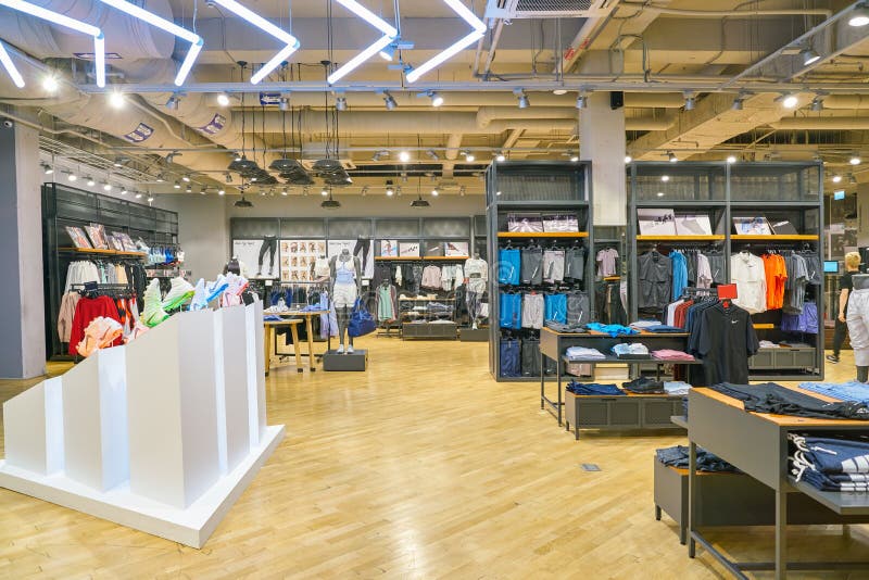 Nike Store At New Town Plaza Shopping Mall Editorial Stock Image ...