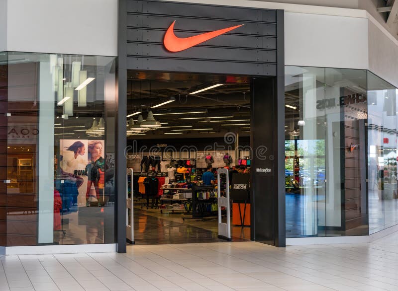 Nike storefront editorial image. Image of front, global - 68552395