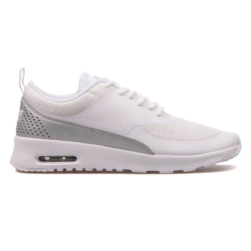 Nike Thea TXT bielu Lotniczy Max tenisówka zdjęcie royalty free Nike Thea TXT bielu Lotniczy Max tenisówka zdjęcie royalty free