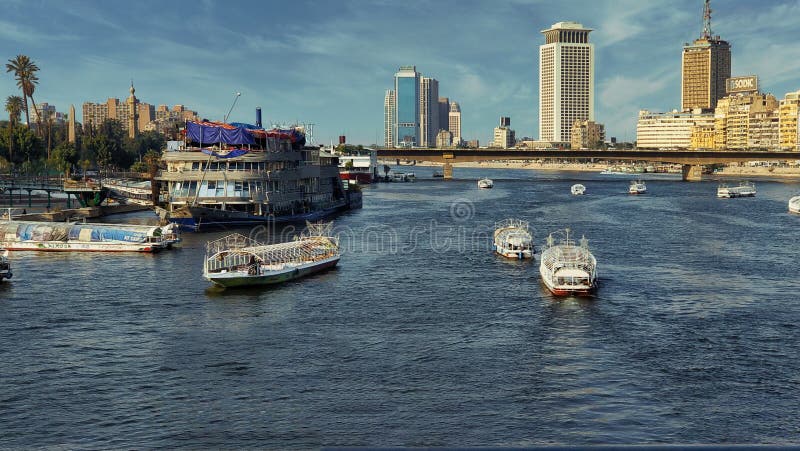 Nile river norther stream of egypt royalty free stock photos
