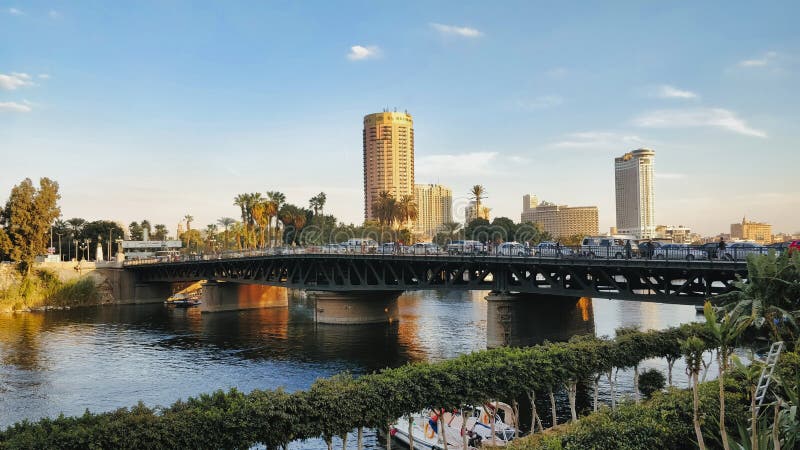 Nile river norther stream of egypt stock photography