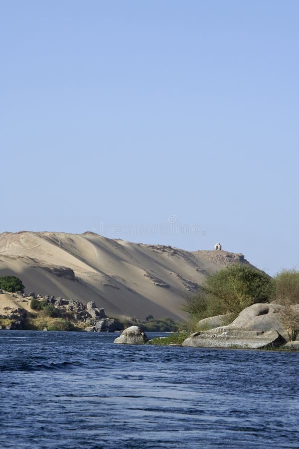 Nile Rivers ,dunes and tombs,Aswan