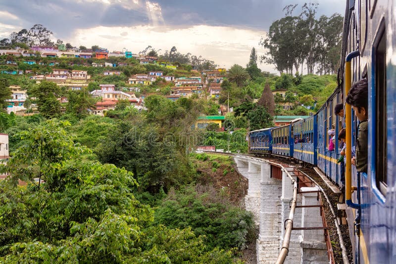 The Nilgiri Mountain Railway Train, India Editorial Stock Photo - Image of  environment, outdoor: 227556603