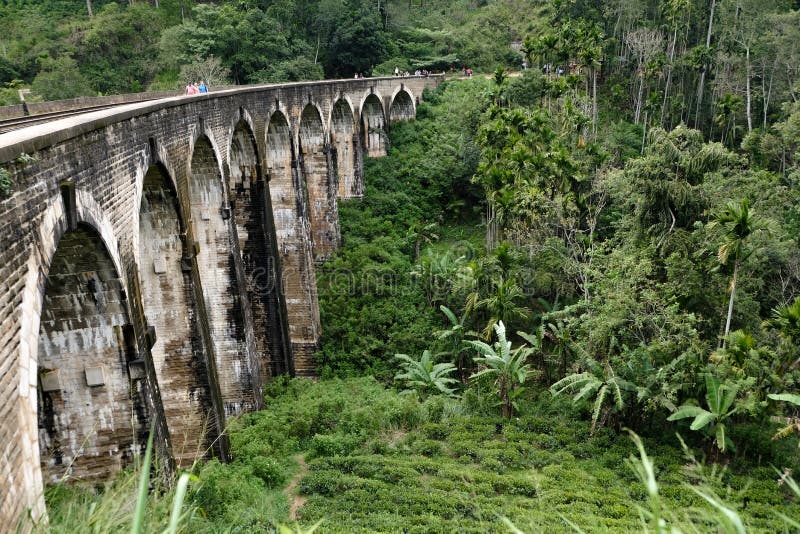 Nine Arches Bridge near Ella stock photo Nine Arches Bridge near Ella stock photo