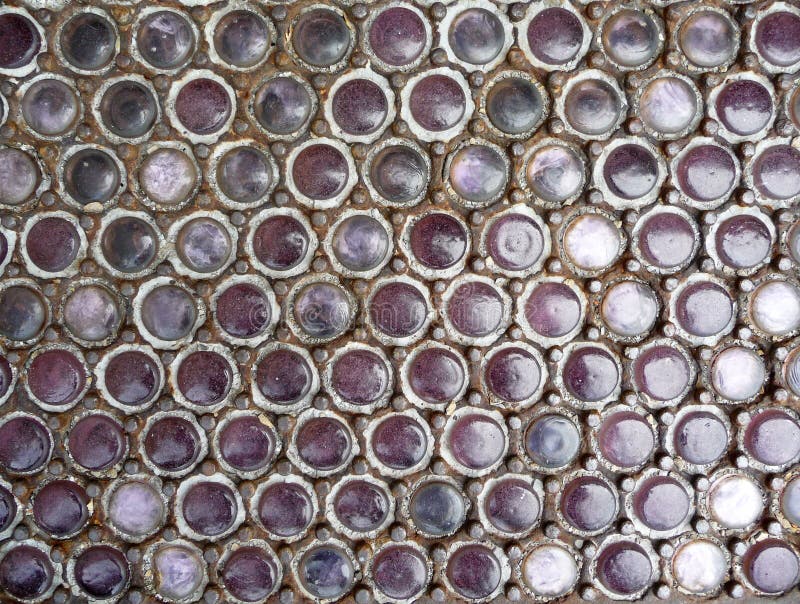 Nineteenth century beaded glass window royalty free stock photos